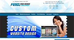 Desktop Screenshot of fenclwebdesign.com
